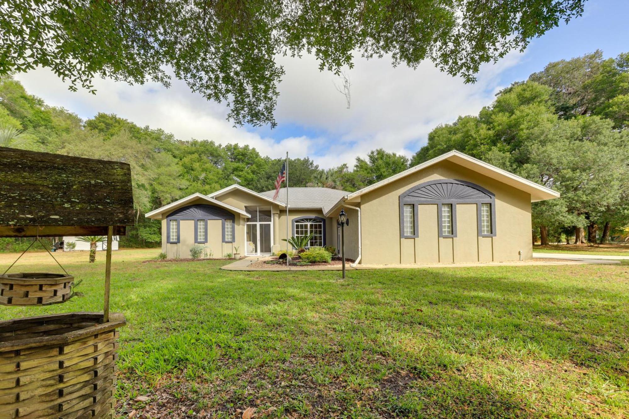 8 Mi To Rainbow Springs Dunnellon Area Home! Eksteriør bilde